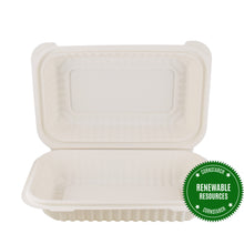 HeloGreen Eco-Friendly Sustainable Airtight Take-out Food Container - (8" x 6", 1-compartment)