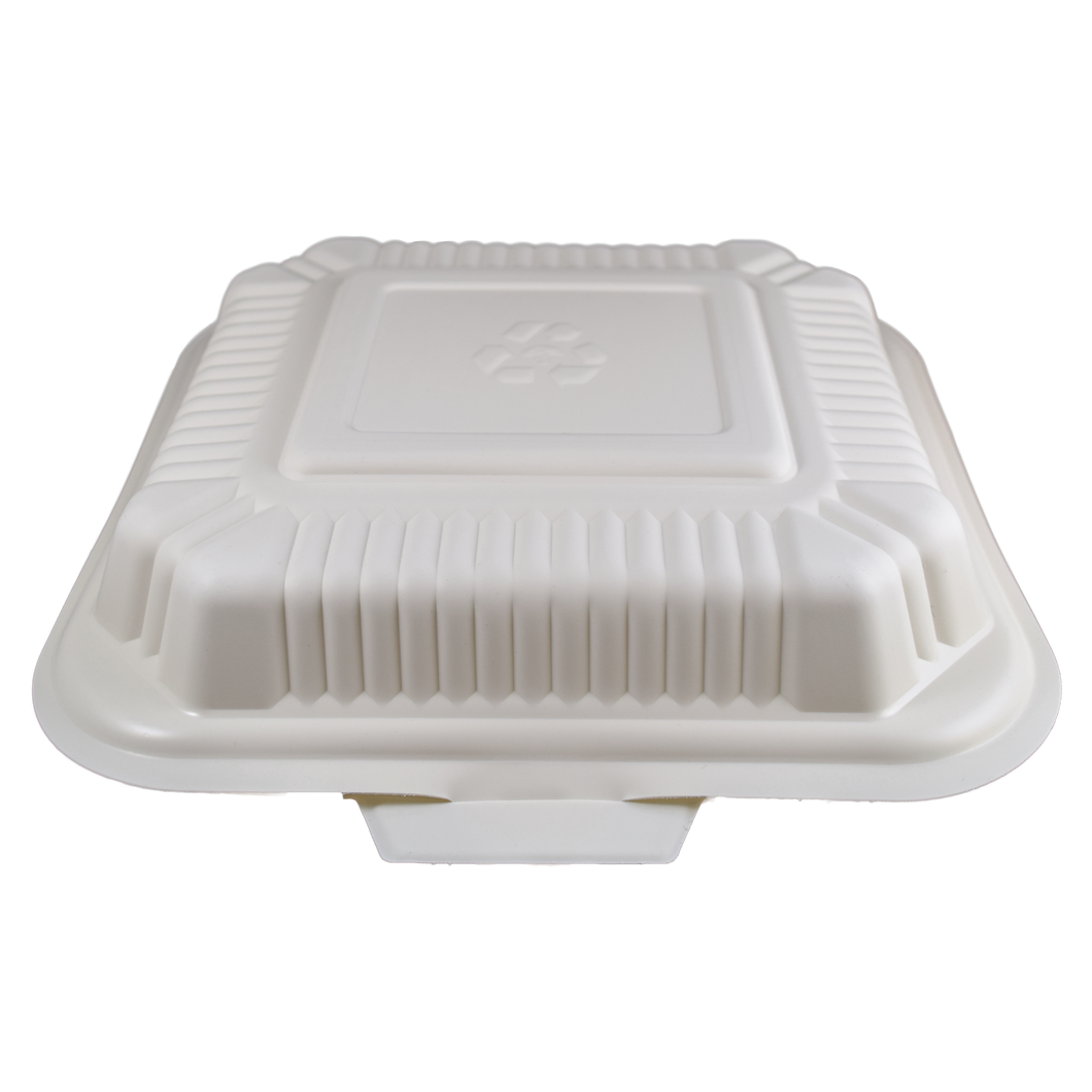 HeloGreen Eco-Friendly Sustainable Food Container 8x 8, 1-Comp.