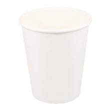 HeloGreen 8 oz. White Eco-Friendly Paper Hot Cup