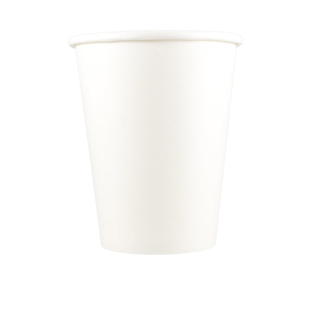 HeloGreen 12 oz. White Eco-Friendly Paper Hot Cup