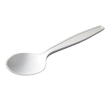 HeloGreen 6" Soup Spoon, Sustainable Cornstarch, Medium Weight